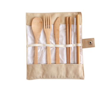 6 Piece Wooden Cutlery Set RustyCat Retail