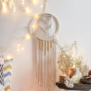 Star and Moon Macrame Wall Decor RustyCat Retail