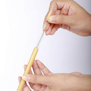 Bamboo Straw Set RustyCat Retail