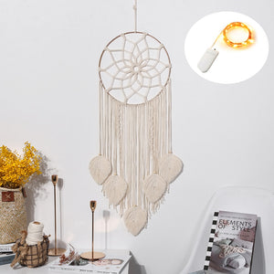 Star and Moon Macrame Wall Decor RustyCat Retail