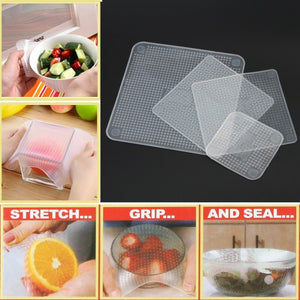 Reusable Silicone Lids RustyCat Retail