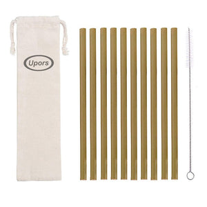 Bamboo Straw Set RustyCat Retail
