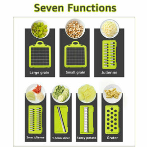 7 in 1  Multifunction Vegetable Cutter RustyCat Retail