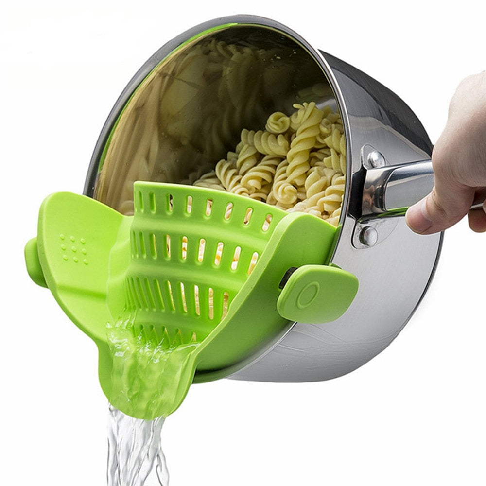 Silicone Kitchen Snap N Strain Filter RustyCat Retail
