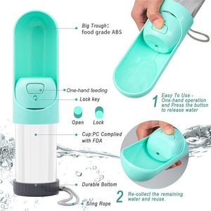Portable Pet Water Bottle RustyCat Retail