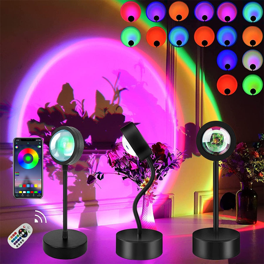 Bluetooth Sunset Lamp RustyCat Retail